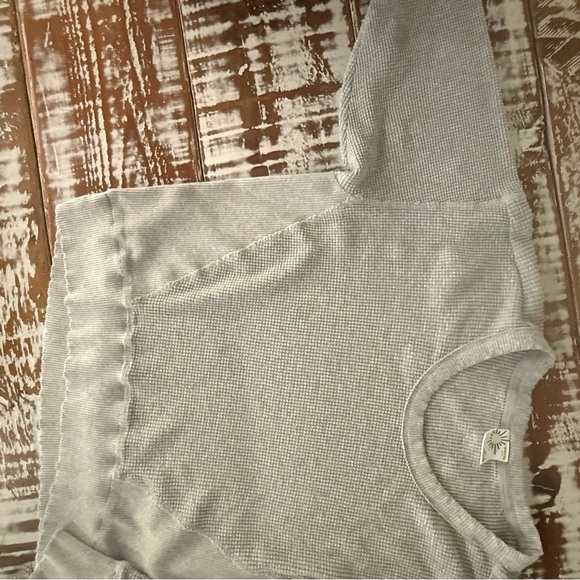 Aerie OFFLINE Waffle Knit Crewneck Sweatshirt XS - Picture 7 of 7